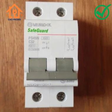 Cầu dao tự động 2 cực Sino - CB TÉP 2 PHA SINO 10A