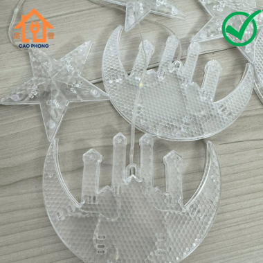 Dây đèn led thả rèm hình ngôi sao và lâu đài