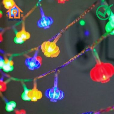 Dây đèn chớp led lồng đèn nhỏ đủ màu trang trí dây dài 10m