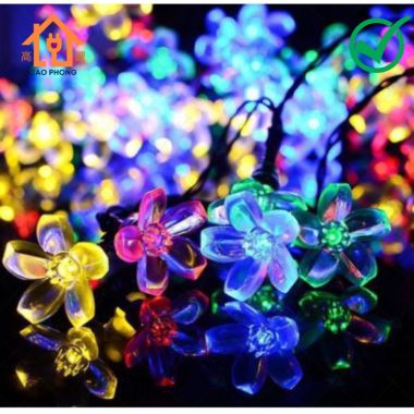 Dây đèn chớp led trang trí hoa mai hoa đào dài 10m