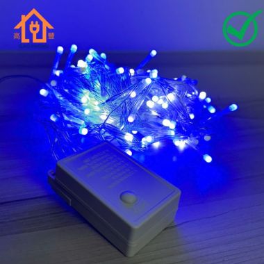 Dây đèn led chớp nháy dài 10m trang trí Noel Tết bóng đục lục giác