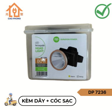 Đèn đội đầu dp 7236 công suất 80w