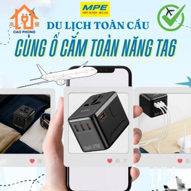 Ổ cắm đa năng du lịch TA6 MPE