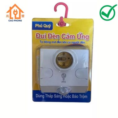 Đui đèn cảm ứng Phú Quý