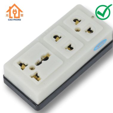 Ổ cắm đa năng 3 ngả TL K3-10A 250V Vinakip