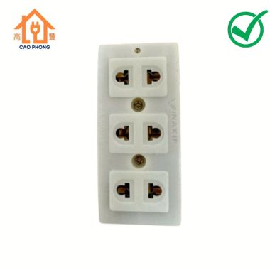 Ổ cắm 3 lỗ đa năng Vinakip kiểu TL 10A 250V