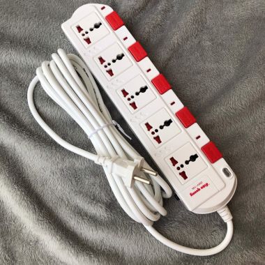 Ổ cắm cao cấp Điện Quang 5m - 5 lỗ 3 chấu ESKSM750SL