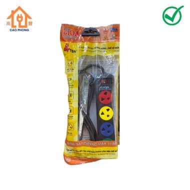 Ổ cắm điện LiOA 4 lỗ 3m 4DND3