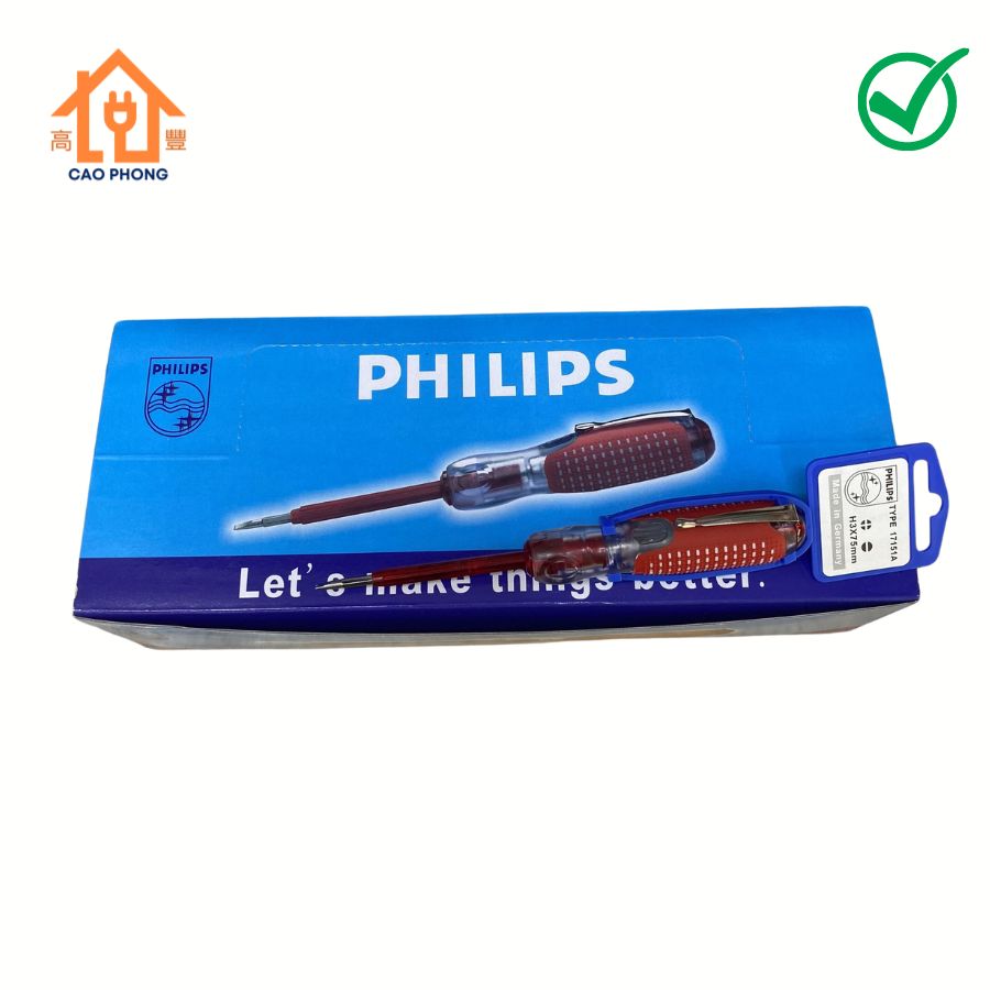 Bút thử điện 2 đầu Philip