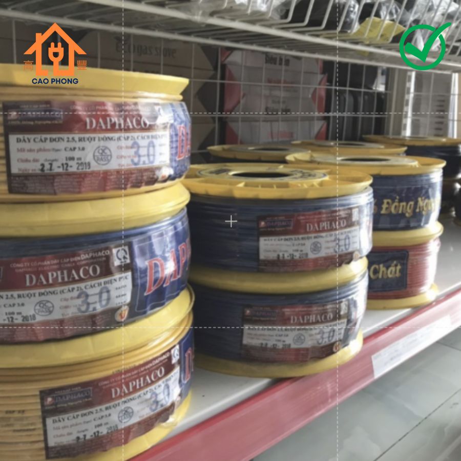 Dây điện đơn CV 3.0 Daphaco