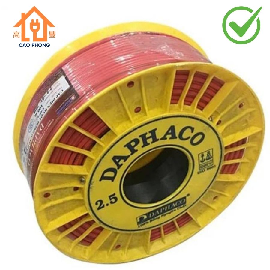 Dây điện đơn CV 2.5 Daphaco